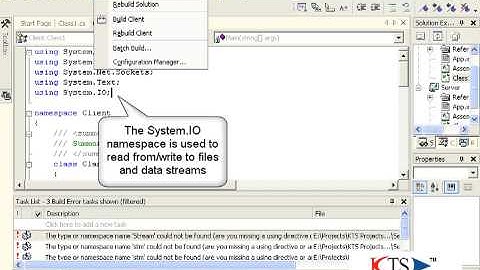 Netwok Programming using C#.NET|Socket programming|Client Server Programming|C#.NET Video Tutorials
