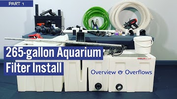 265-Gallon: Filter Installation - Overview and Overflows