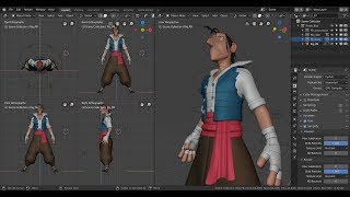 Rigging a character in blender 2.80
