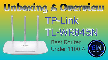 Unboxing & Overview TP-Link TL-WR845N 300Mbps Wireless-N Router (White)
