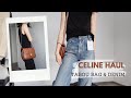 CELINE HAUL: Tabou Bag Reveal & Margaret Jeans Try On