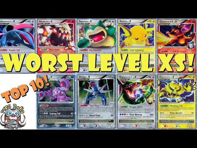 The Top 10 Worst Pokemon Level X Cards Ever! 