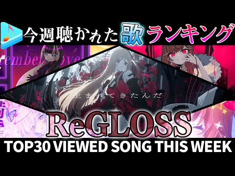 【ReGLOSS】ホロライブ歌ってみた週間ランキング  viewed cover song this week 2023/9/8~9/15【1年期間/1year ver】【hololive】