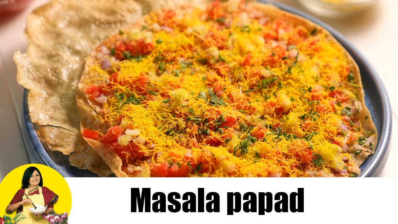 Masala Papad Recipe by Tarla Dalal