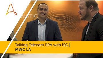 Talking Telecom RPA with ISG | MWC LA