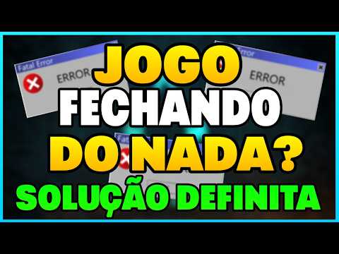 RESOLVA AGORA! Jogo Fechando Sozinho 2025 | SOLUÇÃO DEFINITIVA