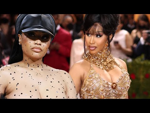 Exclusive| Nicki Minaj SAT "SP00KED" & "NERV0US" inside Met Gala as CARDI B WALKED PAST