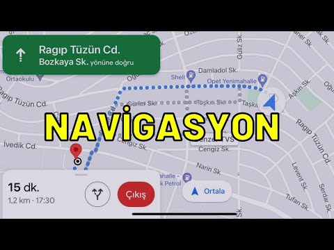 Google Maps Navigasyon olarak kullanma (Kolay yol tarifi alma)