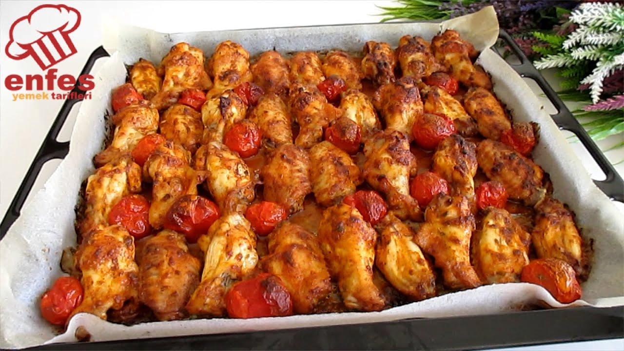 İDDİA EDİYORUM BU TARİFTEN SONRA MANGALDA TAVUK YAPMAYACAKSINIZ :) FIRINDA ENFES SOSLU KANAT TARİFİ????