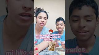 mi hijo zair quería hacer Unboxing de sus primeras tarjetas de Pokémon 🥰🥹 #mamavlogger #mamareal