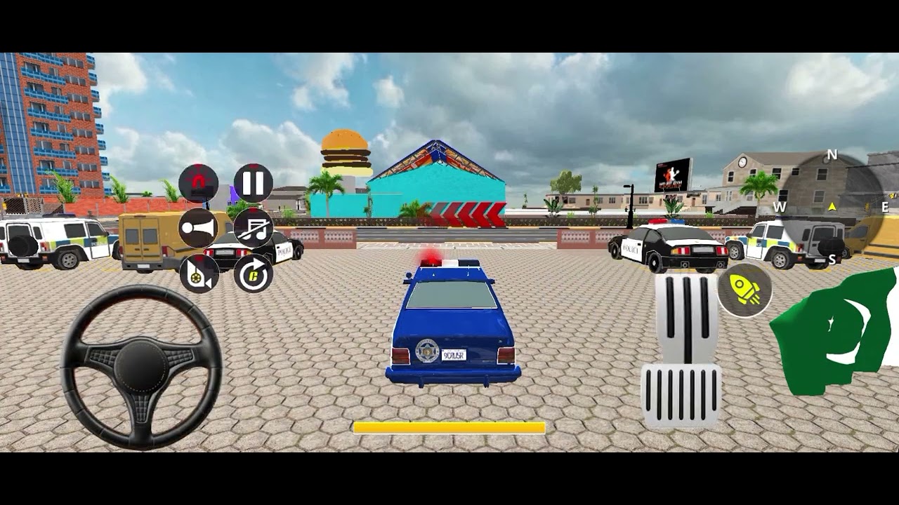 police car chase simulator 3d police recovered the bank robbery Android gameplay #police #citypolice