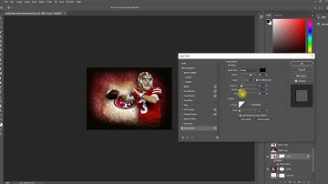 Quick Photoshop Tutorial fir Beginners - Superbowl Inspired Design Part 2: Layer Styles