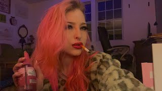 ASMR - Italian Auntie Does Your Skincare (LoFi, Visuals, Mouth Sounds, Whispered)