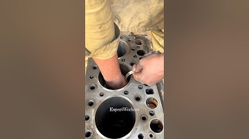 how piston ring gap size testing idea #short #engine #automotive #ytshorts