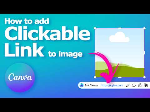 How to add a clickable link to your Canva image