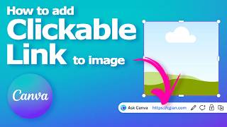 How to add a clickable link to your Canva image