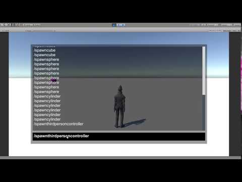 Developer Command Console in Unity