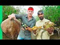 Aboriginal Catch and Cook in West Australia!! Raw Sting Ray Liver!!