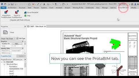 Installation of ProtaBIM 2021 and linking to Revit 2021.