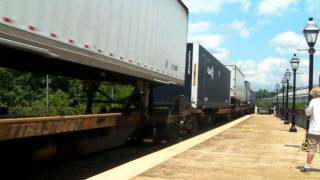CSX L173-24 SB at Alexandria VA with a Extremely friendly Crew and nice K5HL