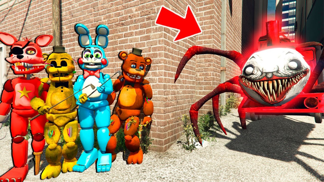 CAN FNAF 7 FREDDY ANIMATRONICS SAVE BONNIE FROM JR BONNIE? GTA 5