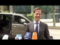 17.07.2020 - Mark Rutte - Europäischer Rat (1. Tag / davor)