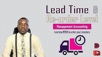 Lead Time and Reorder level - Inventory Control