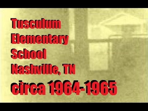 Tusculum Elementary School Nashville, Tennessee, circa 1964-1965 Silent 8mm film