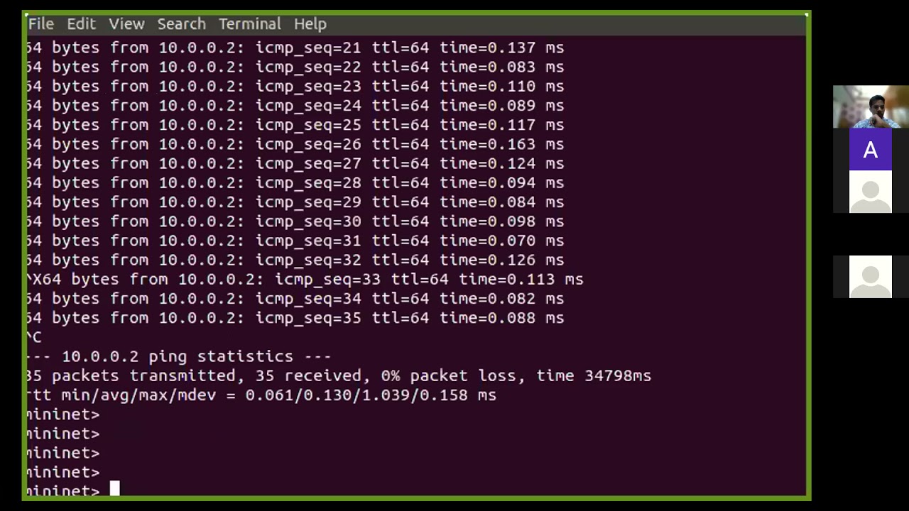 SSN  - Second cyber security workshop : Demonstration on Mininet platform + Interaction activity