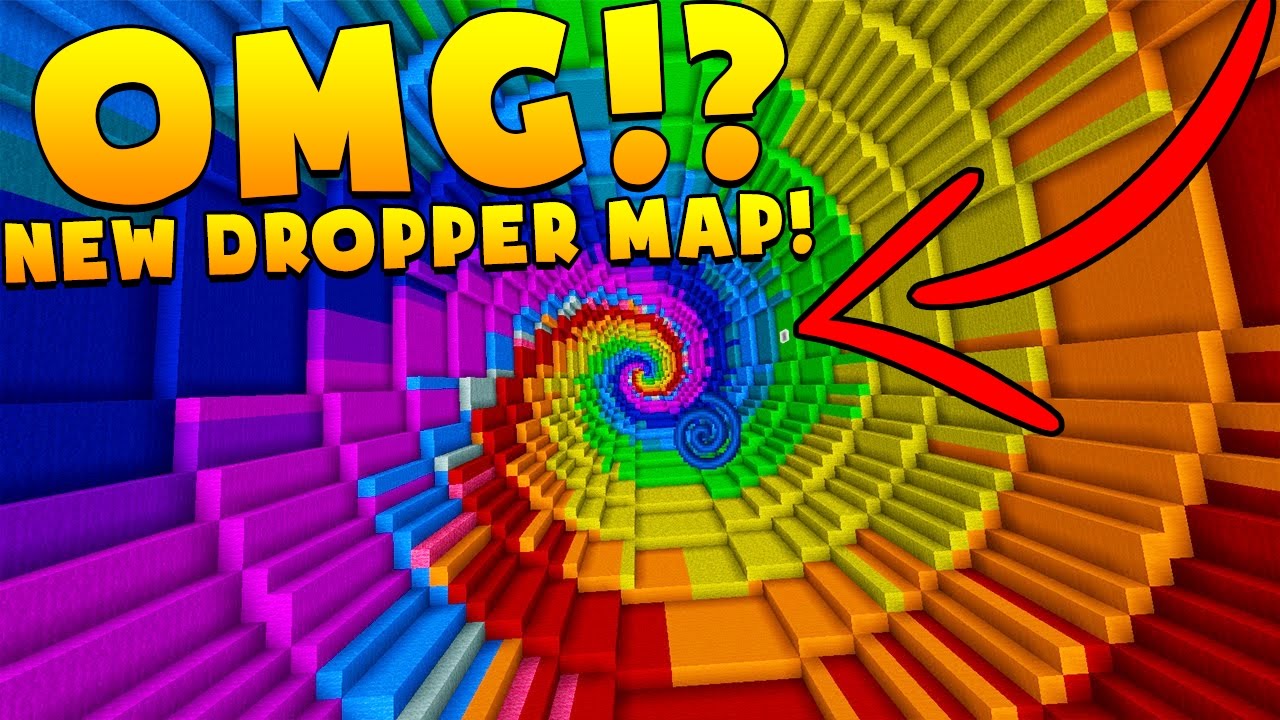 UNLIMITED DROPPER BRAND NEW EPIC MINECRAFT MAP!? | JeromeASF moddedzone