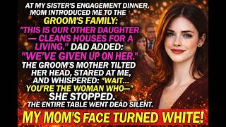 My Parents Told Everyone  She Just Cleans Houses,  At My Sister's Wedding—The Groom Said Otherwise