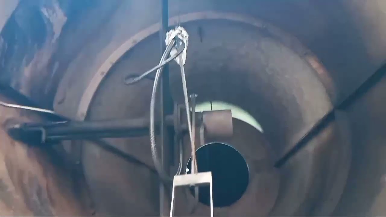 Opening of I.D. Fan Casing and also checking the Initial Reading ( Mechanical Job )