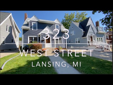 323 West St, Lansing, MI home video tour