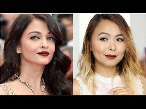 Видео: Aishwarya Rai Makeup Look Cannes 2016 Учебное пособие, разбивка