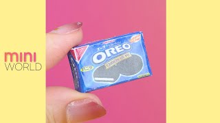 DIY Miniature Oreo for Dollhouse Barbie #Shorts