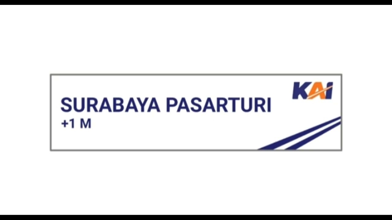 Bel Kedatangan Stasiun Surabaya Pasar Turi || 