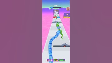 Snake run race 3d 🤠🤯👻 Snake level 71 🤔🤯 #shotsfeed #gameplay #gaming #shortfeed #level #gamingsohail