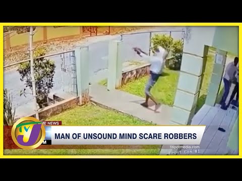 5 Gunmen Flee from man with a Hose | TVJ News