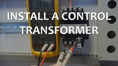 Install a Control Transformer