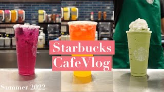 summer cafe vlog | Target Starbucks | ASMR