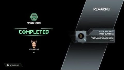 Mars Core Master Level Ultra-Nightmare (completed)
