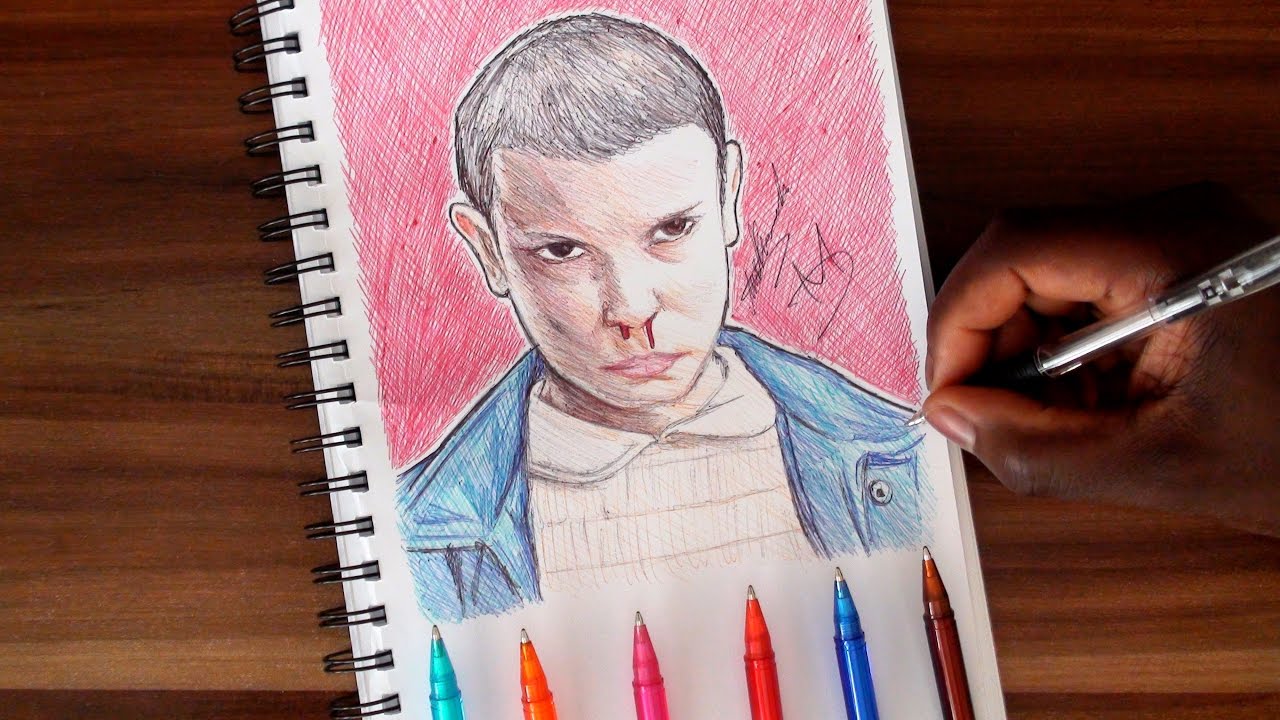 How To Draw Eleven From Stranger Things Season 3
