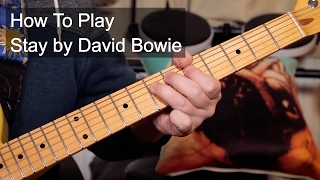 Video thumbnail of "'Stay' David Bowie Guitar Lesson"