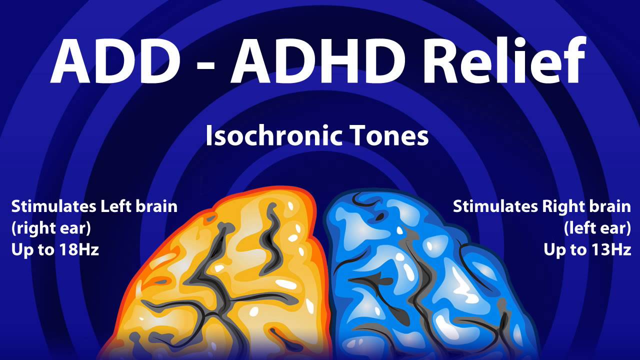 Mentalt sten hugge ADD ADHD Relief - Isochronic Tones (just tones) - YouTube