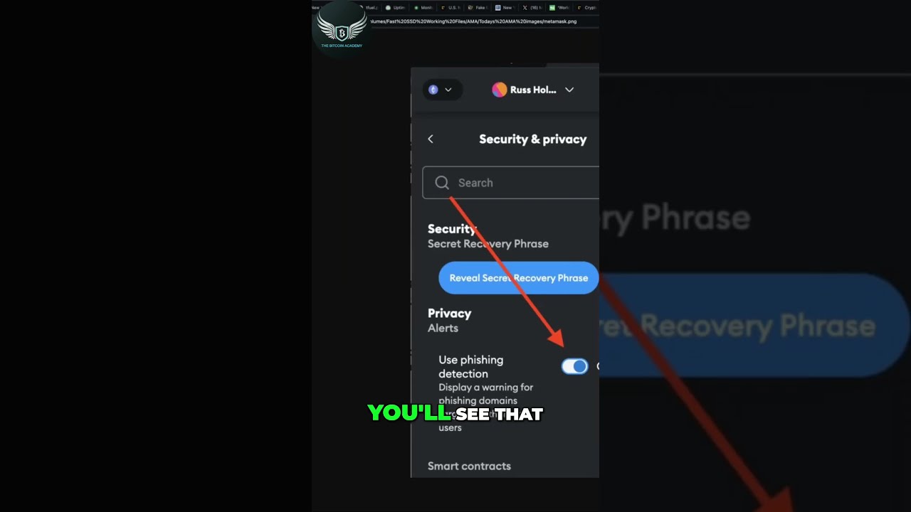 Stay Secure With Metamask Enable Privacy Alerts For Enhanced Protection Join Us Www CryptoJay Net