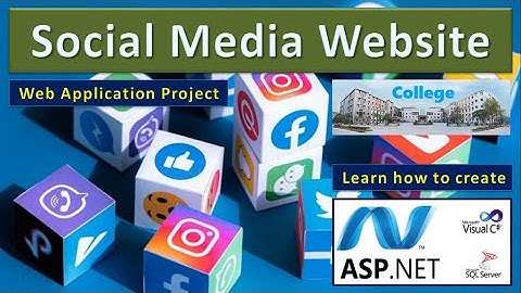 Social Media Website for College Photo Video C# asp.net Sql Server Web Project | asp205 #highblixasp
