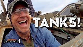 Mike Rowe CRUSHES Cars in TANKS! | LOST EPISODE | Somebody's Gotta Do It