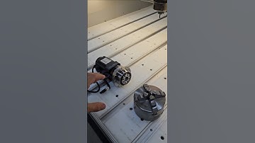 Eixo Rotativo da CNC Router TAF-C 🤩🤩 #routercnc #cnc #cncrouter #cnccaseira