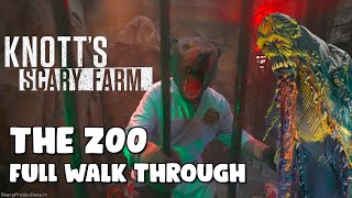 NEW Zoo maze at Knott's Scary Farm