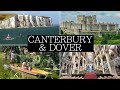 London to Canterbury &amp; Dover in a Day: Cathedral, Dover Castle, White Cliffs - Travel Vlog &amp; Guide